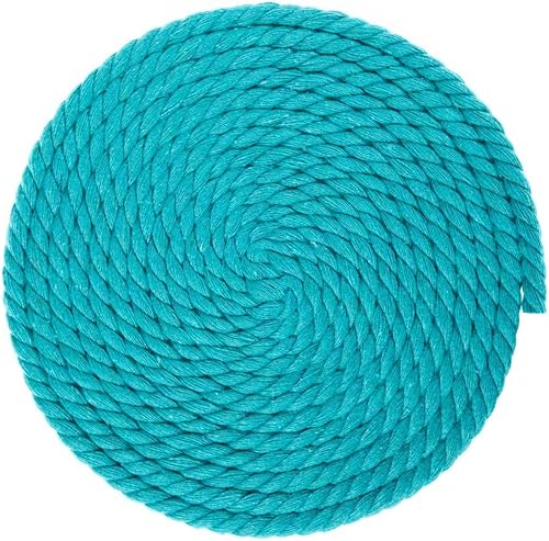 Miniatura 60 de West Coast Paracord - Cuerda de algodón natural trenzada de 3 hebras, 1/4, 1/2, 5/8, 3/4 y 1 pulgada de diámetro, 10, 25, 50, 100 pies