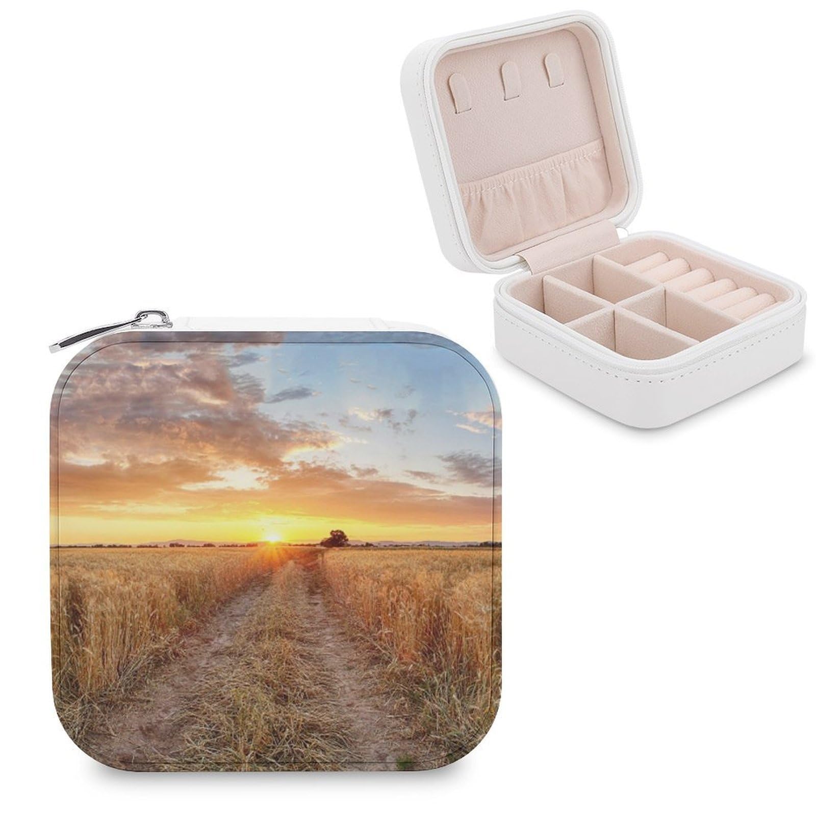 Boîte de rangement pour bijoux compacte pour éviter les nœuds de colliers