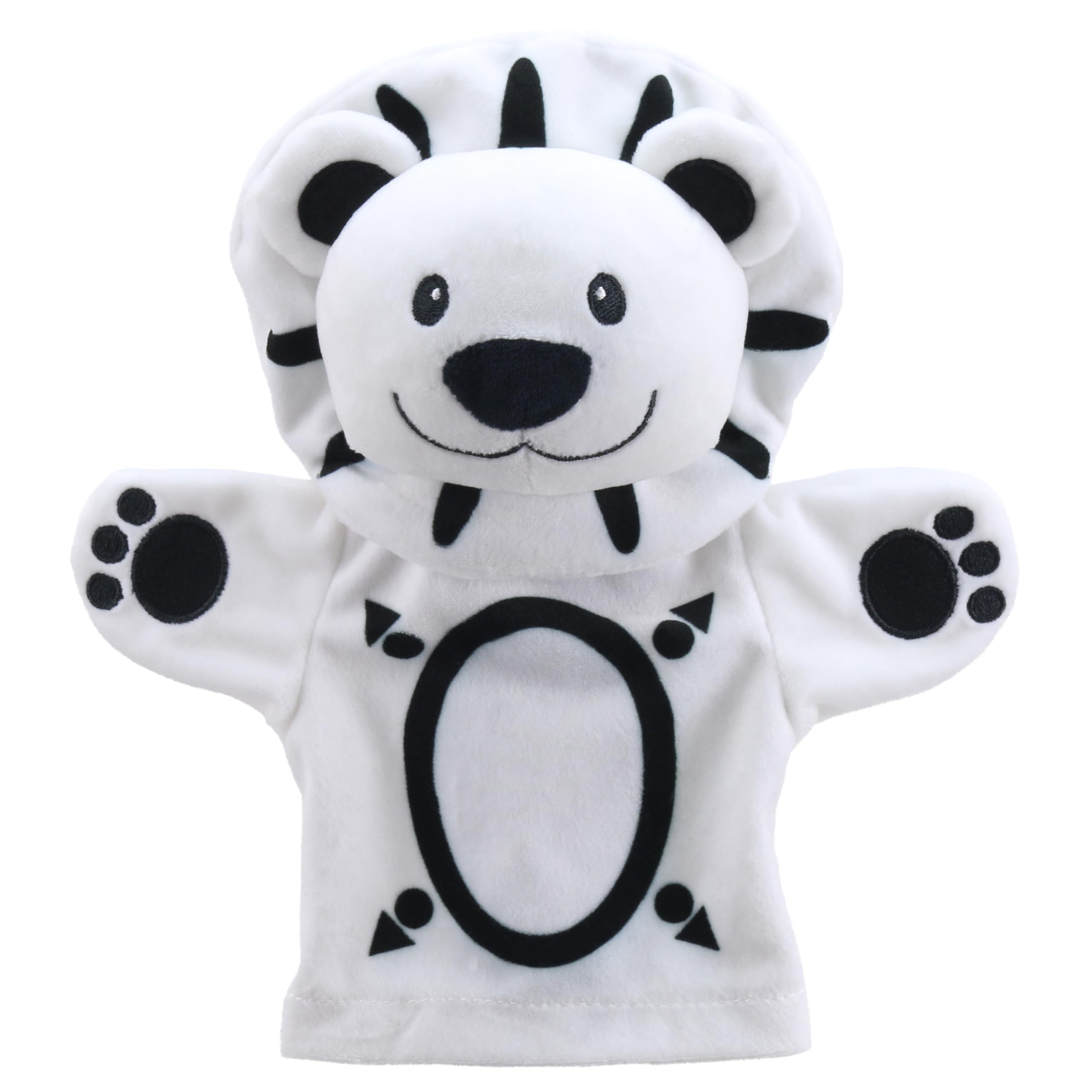 The Puppet Company - My First Puppet Black and White - Lion Hand Puppet - PC003804