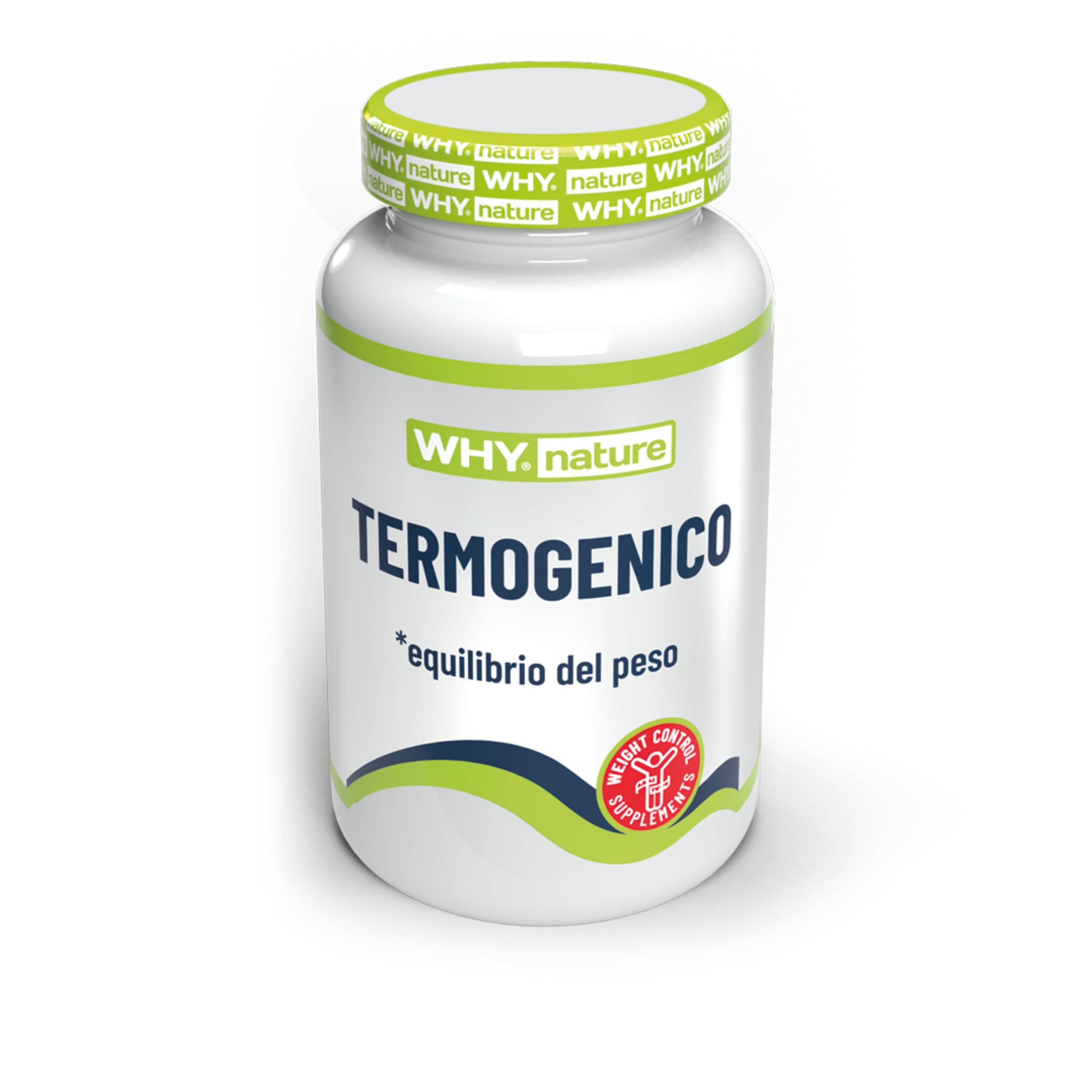 WHY NATURE TERMOGENICO - Integratore Alimentare Termogenico - Equilibrio del Peso Appetito Metabolismo - 60 Compresse