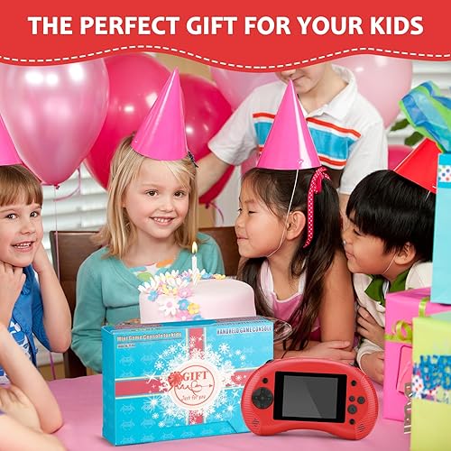 Miniatura 7 de Juegos portátiles de mano para niños, juego de pantalla de 3.2 pulgadas, salida de TV, sistema de reproductor de juegos con vibración arcade,