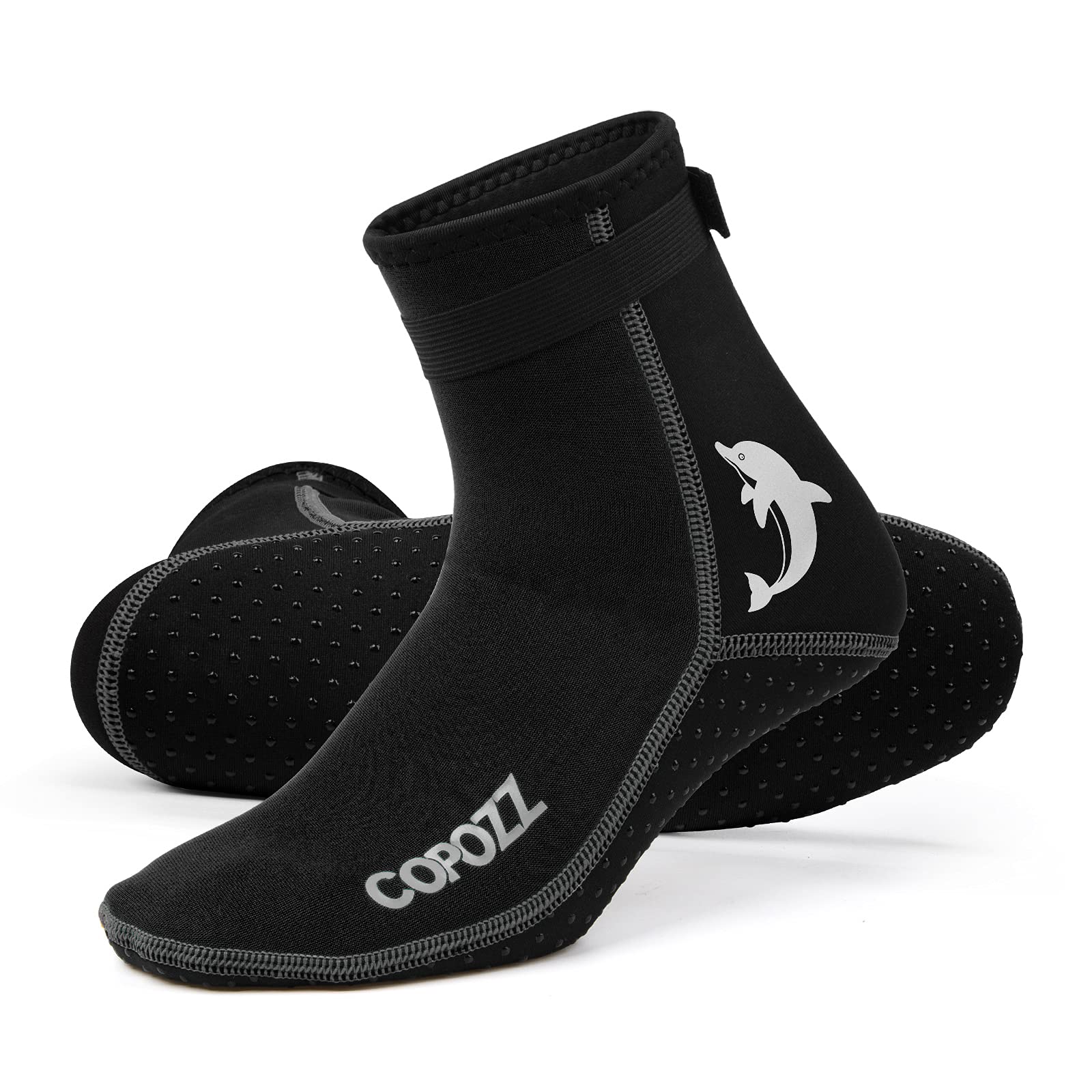 COPOZZ Diving Socks 3mm Neoprene Beach Water Socks-Anti Slip for Snorkel Swim Youth Men Women — image 1