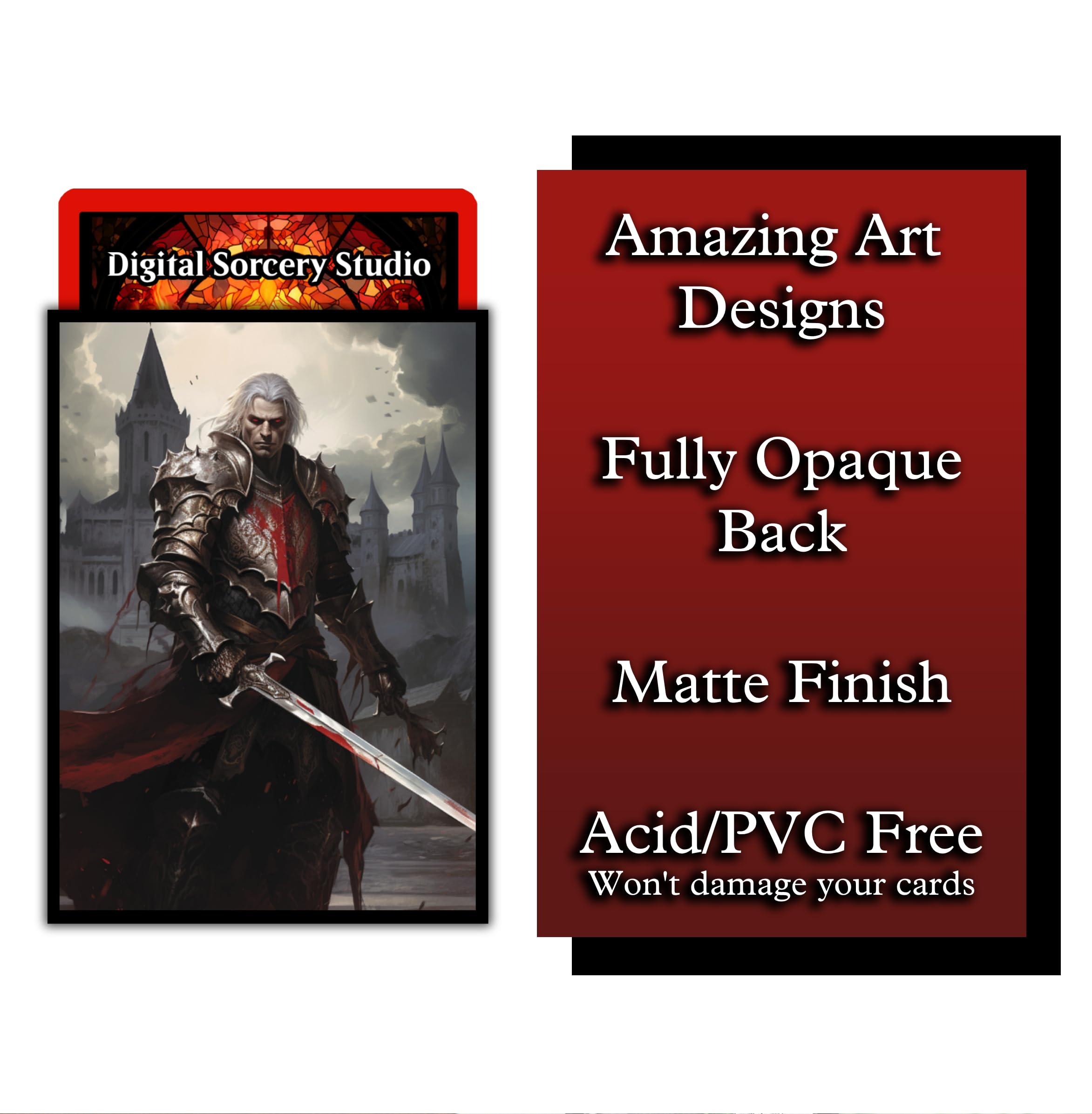Amazon.com: Vampire Knight Game Card Sleeves 102 Pack – Perfect for MTG  Vampire Commander Decks Like Edgar Markov