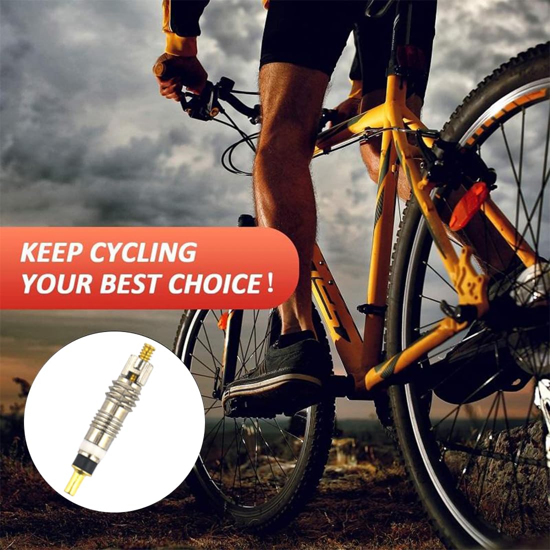 10 Pezzi Nucleo Valvola, Kit Valvola Bici, Nucleo Valvola Bici, Kit sostituzione Valvola Presta, Strumento Rimozione Nucleo Valvola, per Pneumatici da Bicicletta