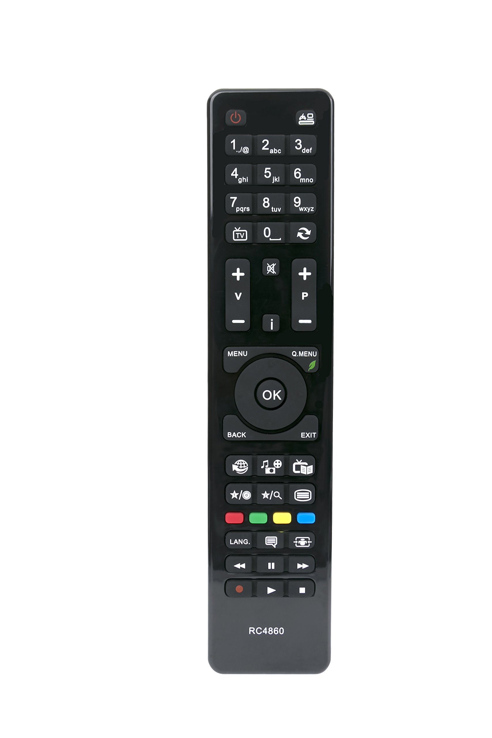 Vinabty New RC4860 remote control for Hitachi 42HXT12U 42HXT12 42HXT42U 32HXC01UA 42HXT12U 42HXT12 22HXJ06U 22HXJ06UA 19HXD05U 19HXD05UA
