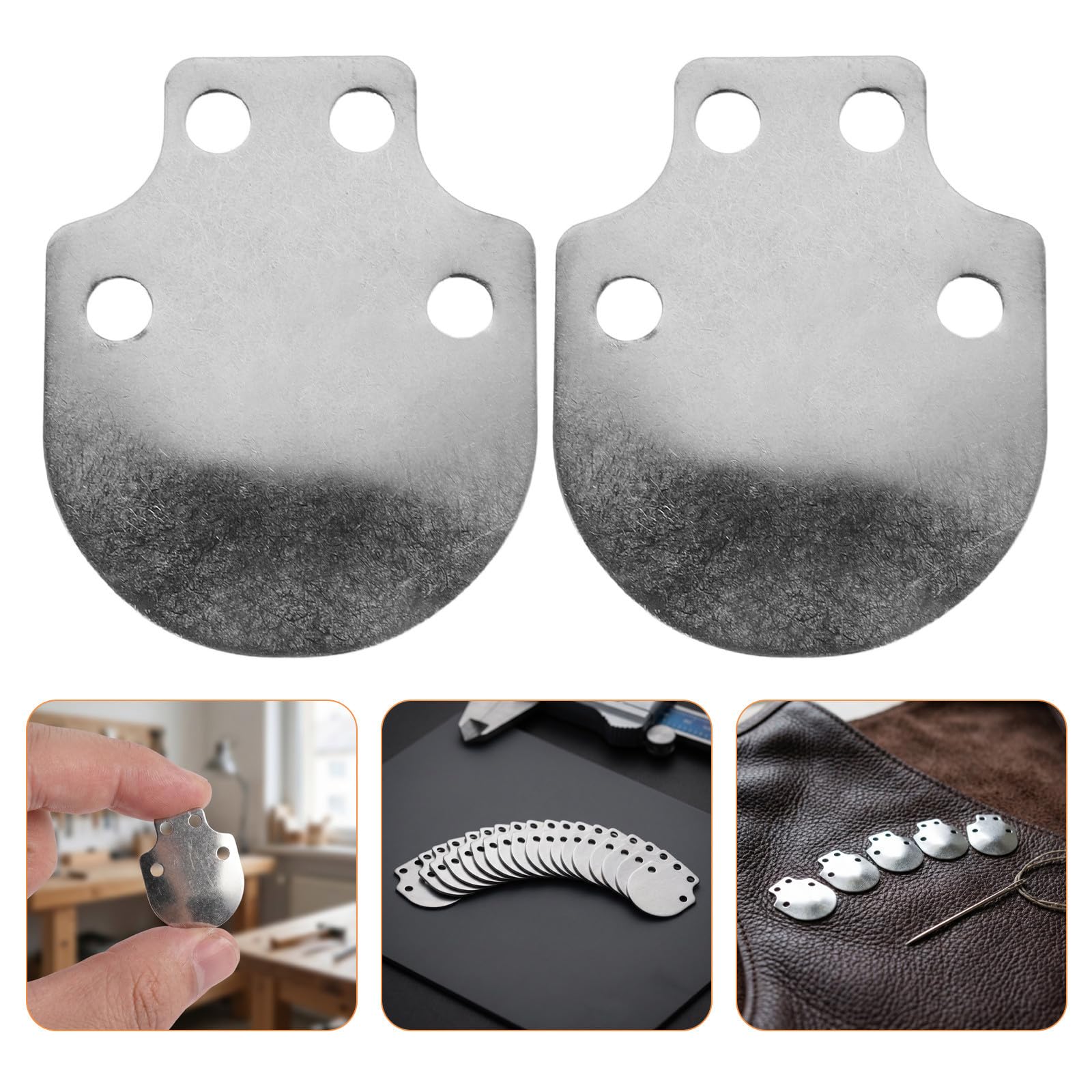 100 Pezzi Scaglie Medievali in Acciaio Inox Argento per Costumi e | Design a Squama di Pesce, Facili da Rivettare e Cucire, Sostituibili, Leggere per Halloween e Rievocazioni