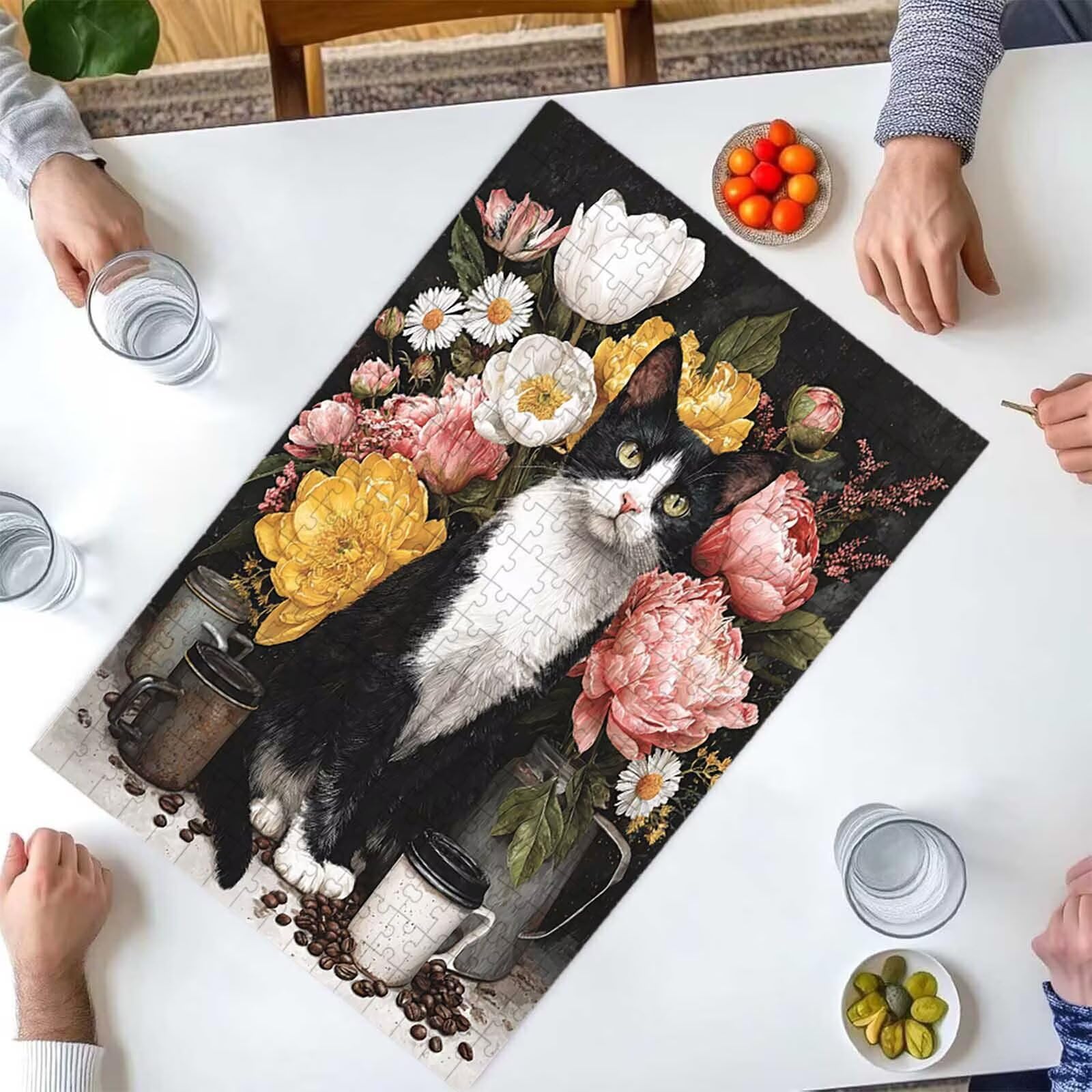 Puzzle dla dorosłych, 1500 puzzli dla dorosłych, gra edukacyjna, wyzwanie, zabawka, 1500 elementów, jako prezent i dekoracja ścienna, 87 x 57 cm, PjY10705 E-W