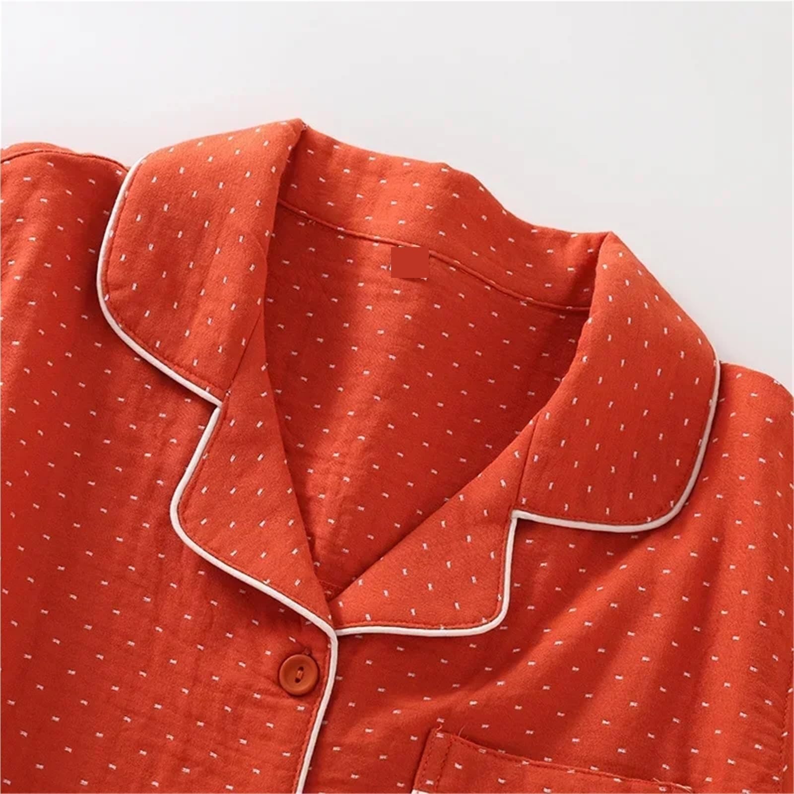 Pijamas Mujer Conjunto de Pijamas Holgados y cómodos for Mujer, Ropa Fina for el hogar, Pantalones Largos de Manga Larga, algodón, Primavera y otoño(M)