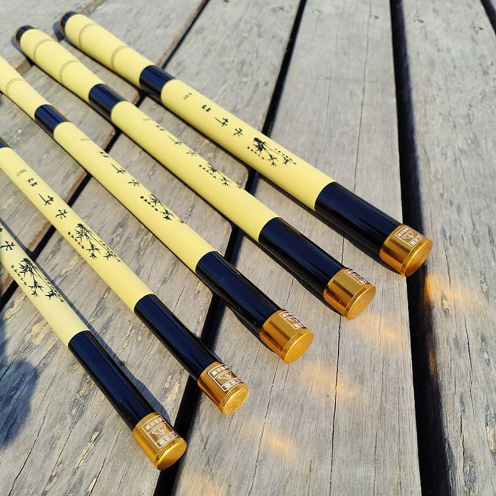 Canna da Pesca telescopica Ultraleggera | Canne da pesca portatili con alimentatore for carpa a mano in fibra di carbonio Stream Lake
