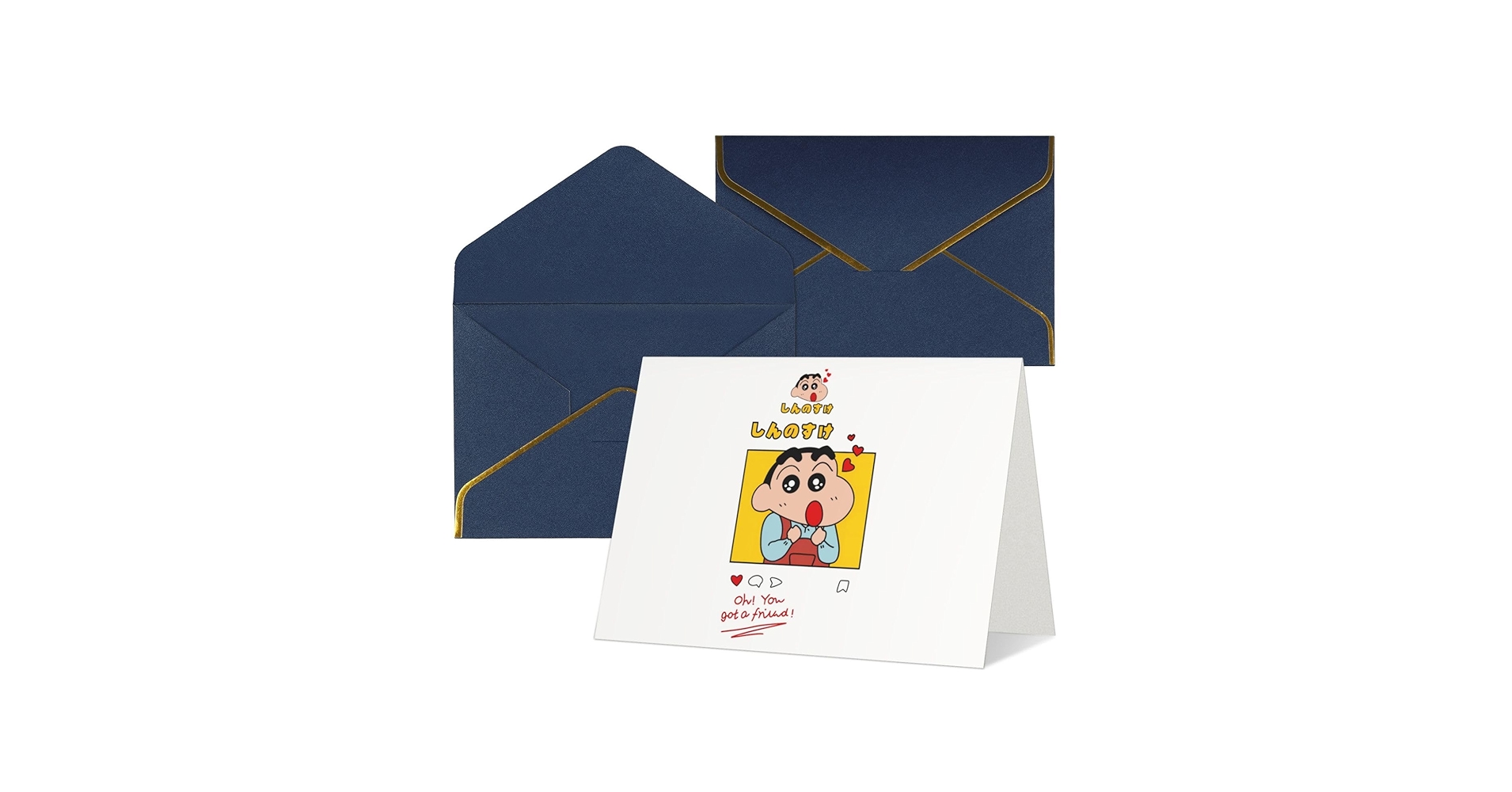 Amazon | メッセージカード クレヨンしんちゃん 感謝カード