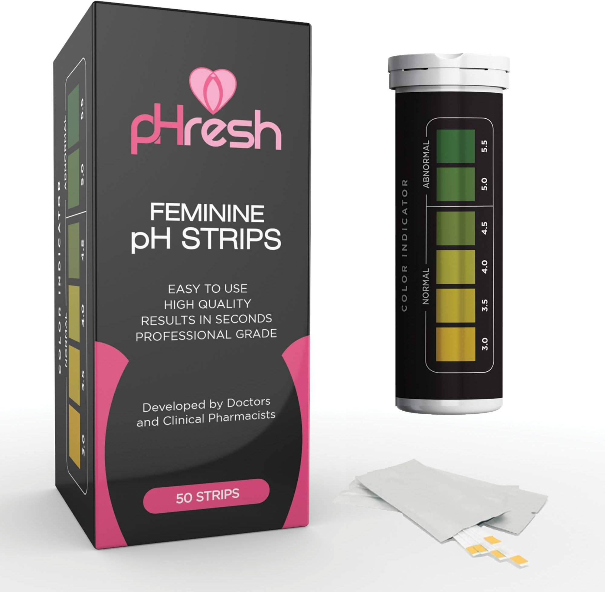 Feminine pH Strips