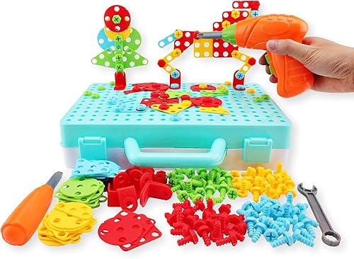 Miniatura 2 de 276 piezas de juguetes de construcción para niños de 3 a 10 años kit de rompecabezas de mosaico creativo bloques de construcción educativos 2D 3D