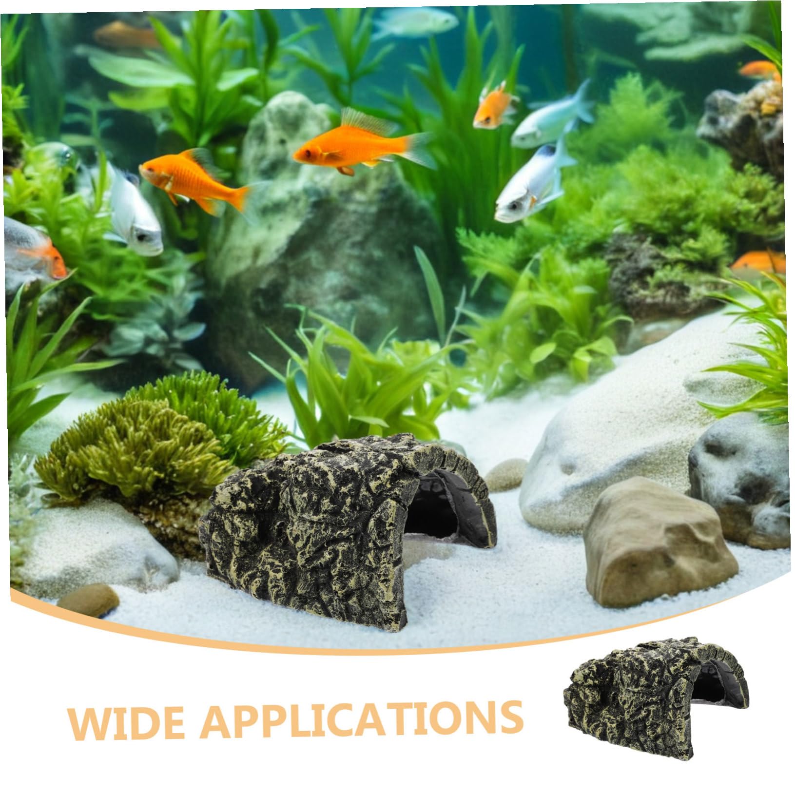 BESTonZON 2stücke Sonnenplattform Für Schildkröten Reptilien-Terrarium-zubehör Dekoration Für Garnelen Und Amphibien-terrarien Kletterrampe Aus Kunstharz Gemütlicher Rückzugsort Für Kleine e