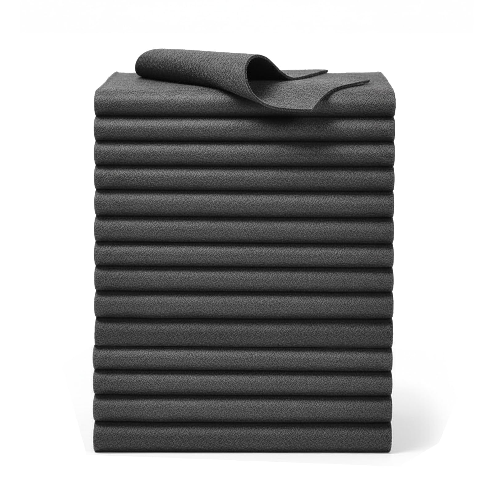 YIXANNX 15 Pec,Extra-Thick Cleaning Cloth, Cleaning Cloth, Streak-Free, Microfibre, Microfibre Multi-Purpose, for Windows, grey, 20cm*30cm