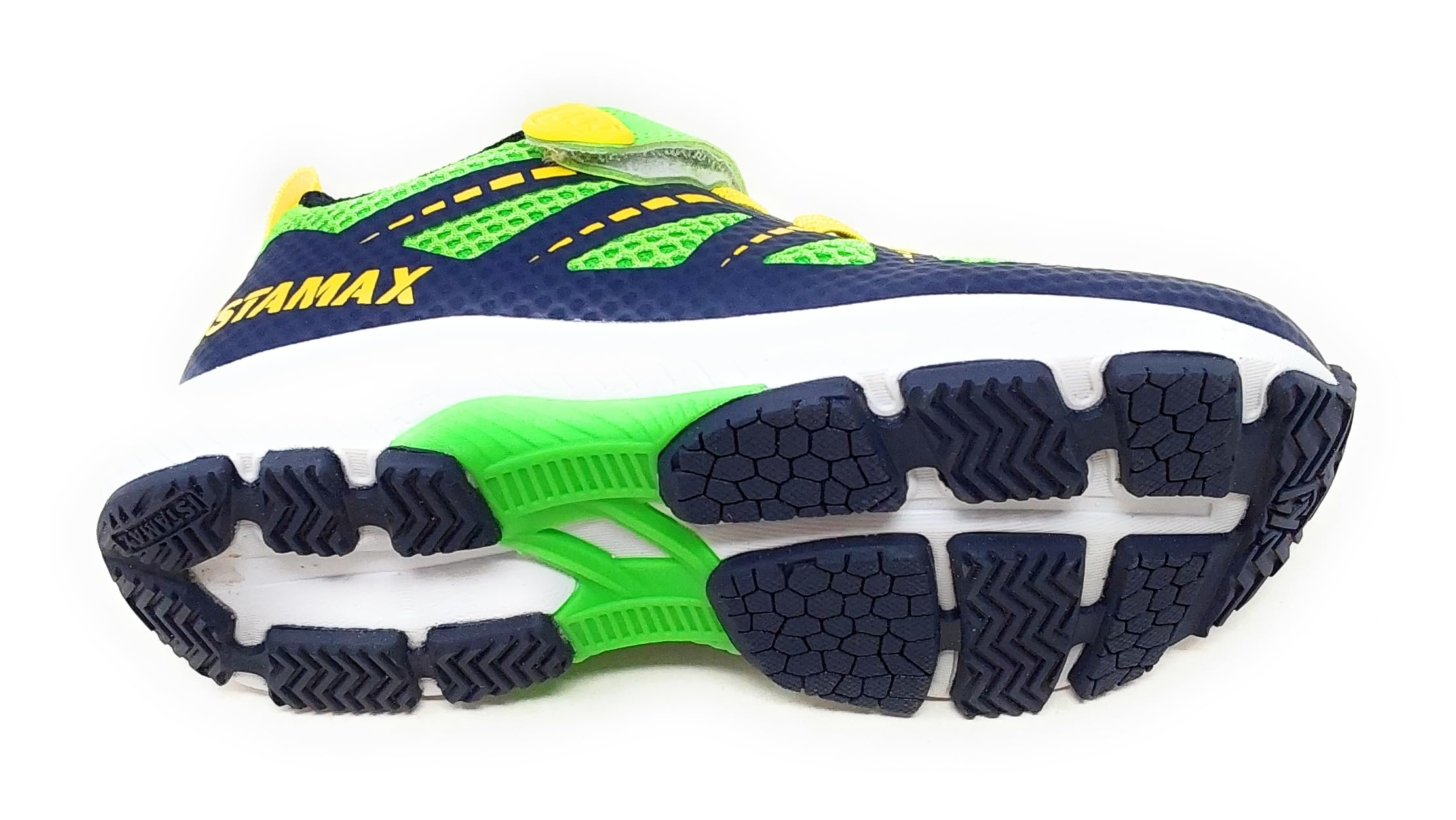 Scarpa Sportiva Modello IMAA3807 Verde Blu a Lacci Elastici e Strappo,Antipronazione e antitorsione