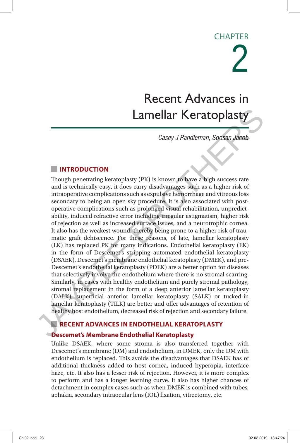 Recent Advances in Ophthalmology (Vol. 14) 4