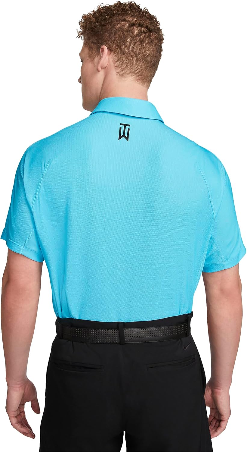 Nike Dri-Fit ADV Tiger Woods Mens Golf Polo Shirt - Image 2