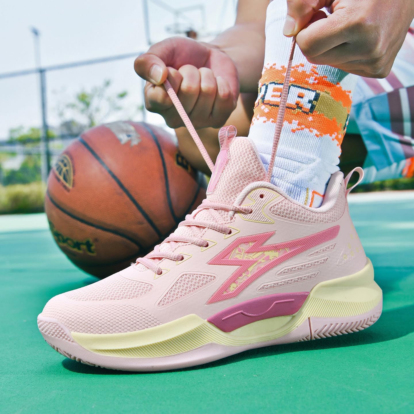 Womens Mens Basketball Shoes Volleyball Sport Sneakers