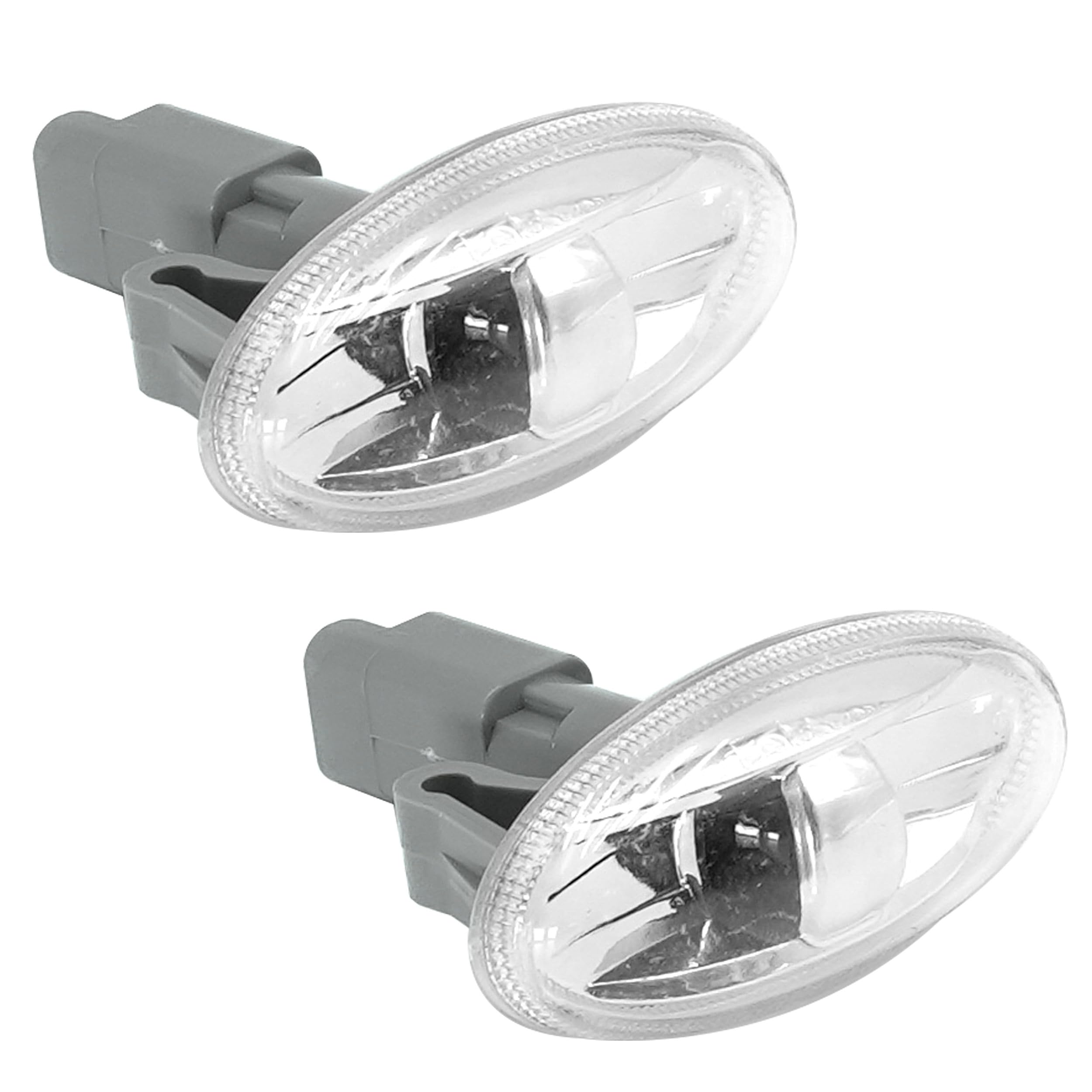 2 intermitentes laterales compatibles para Berlingo, C3, Pluriel, Picasso, Xsara, Xsara Picasso, C4 Cactus, C5, C6, Jumpy 2 y 3, SpaceTourer, C1, C2. Delantero izquierdo y derecho. 6325G3