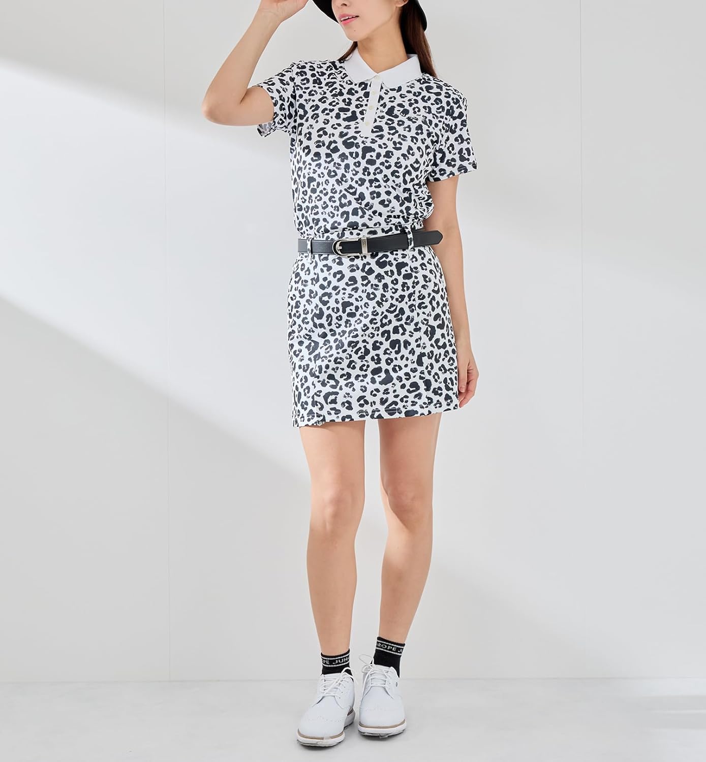 [ジュン＆ロぺ] スカート モノトーンアニマル柄2WAYスカート レディース ERC25100