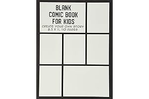 Blank Comic Book for Kids: Unleash Your Imagination with Pages of Endless Possibilities