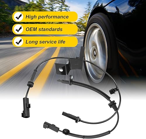 Miniatura 7 de Vkinman 4 piezas ABS sensor de velocidad de rueda DG9Z2C205B repuesto para Ford Fusion 2013-2020 Lincoln MKZ 2013-2018 delantero trasero izquierdo