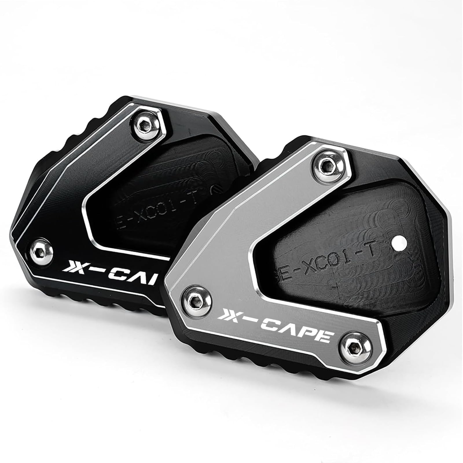 Per Moto Morini XCape X Cape X-Cape 650 650X 2022 2023 Moto Alluminio Supporto Cavalletto Laterale Extension Piastra Accessori (Grigio)