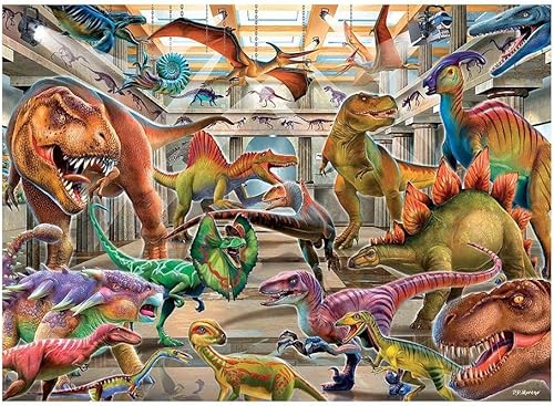 Cobble Hill - Rompecabezas de 1000 piezas – Museo Dino – Póster de muestra incluido