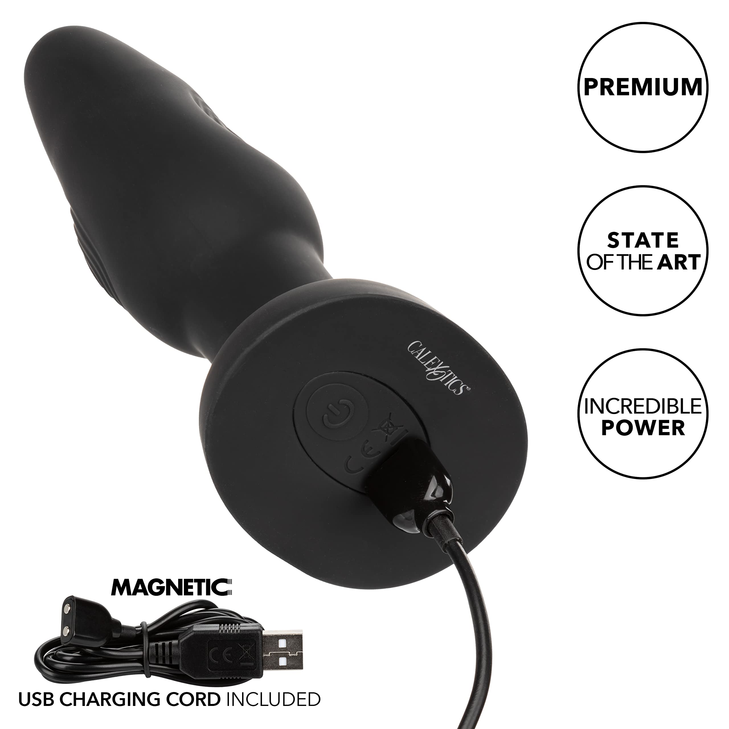 Amazon.com: CalExotics Bionic Dual Pulsating Probe Anal Butt Plug Vibrator  - SE-0850-25-3 : Health & Household