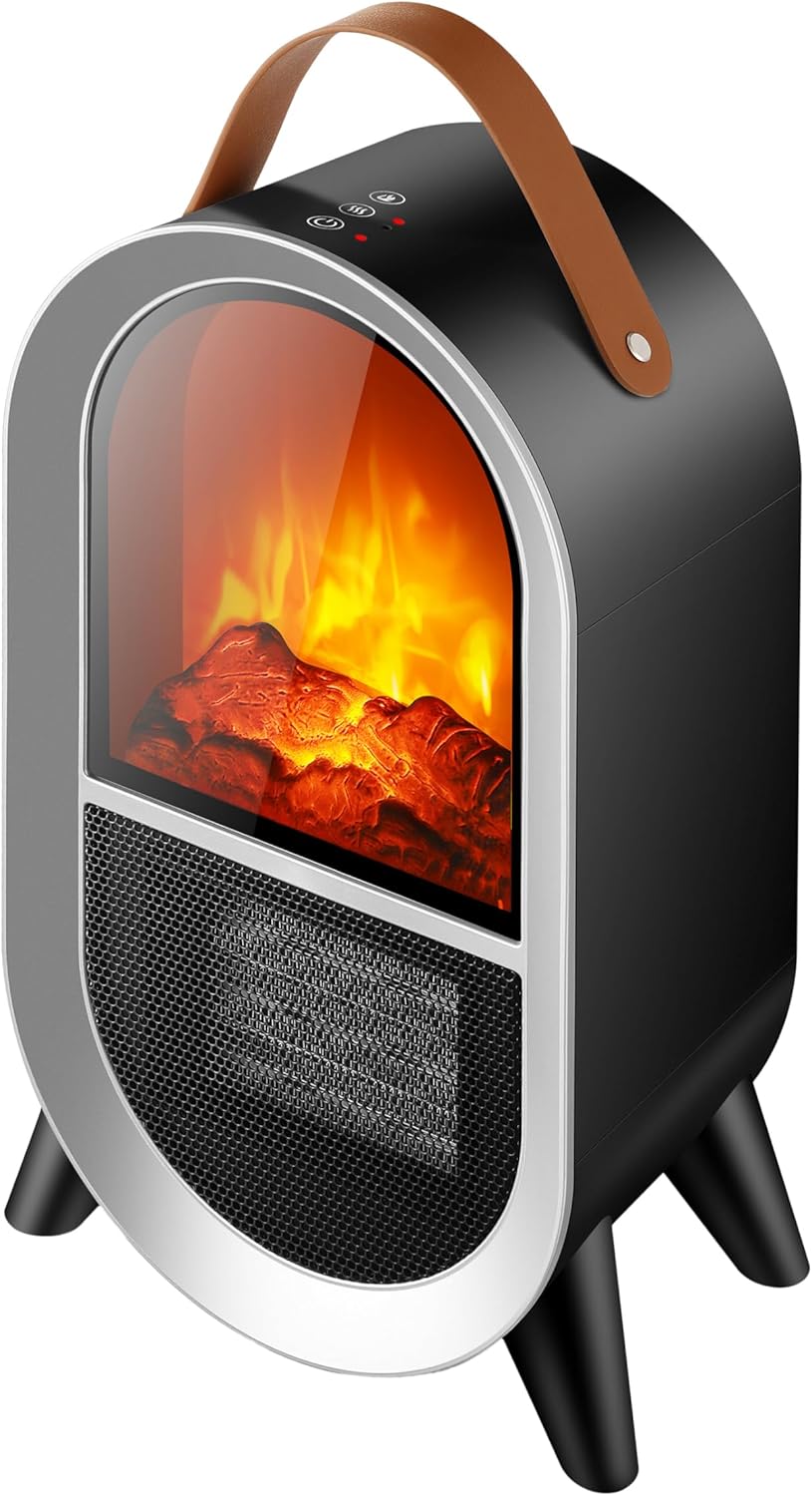 Escalfador de xemeneia de ceràmica JOCCA 2679, angular view