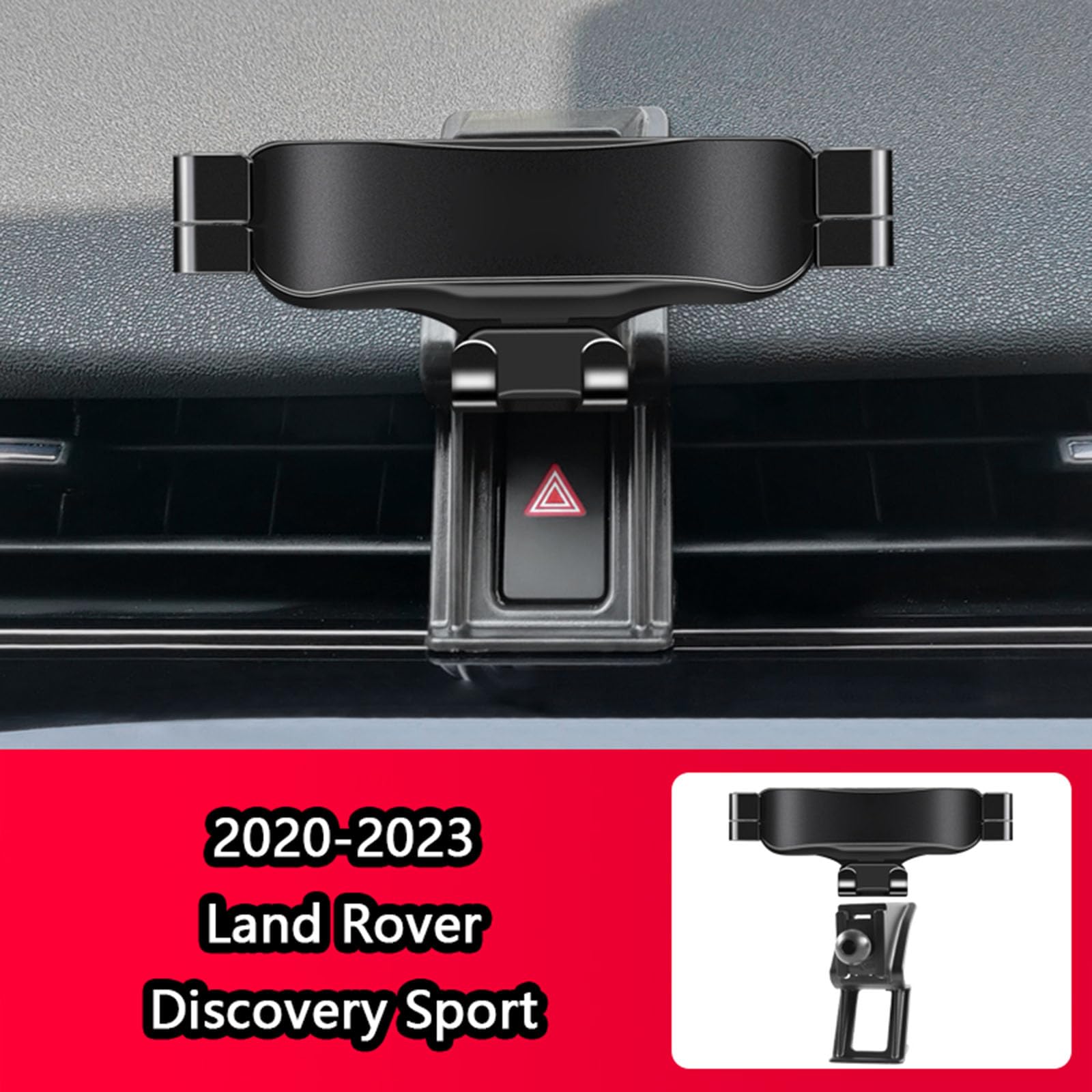 Support Téléphone Voiture Pour Land Rover Discovery Sport 2016-2023 - Fixation Stable, Rotatif 360° - Installation Facile