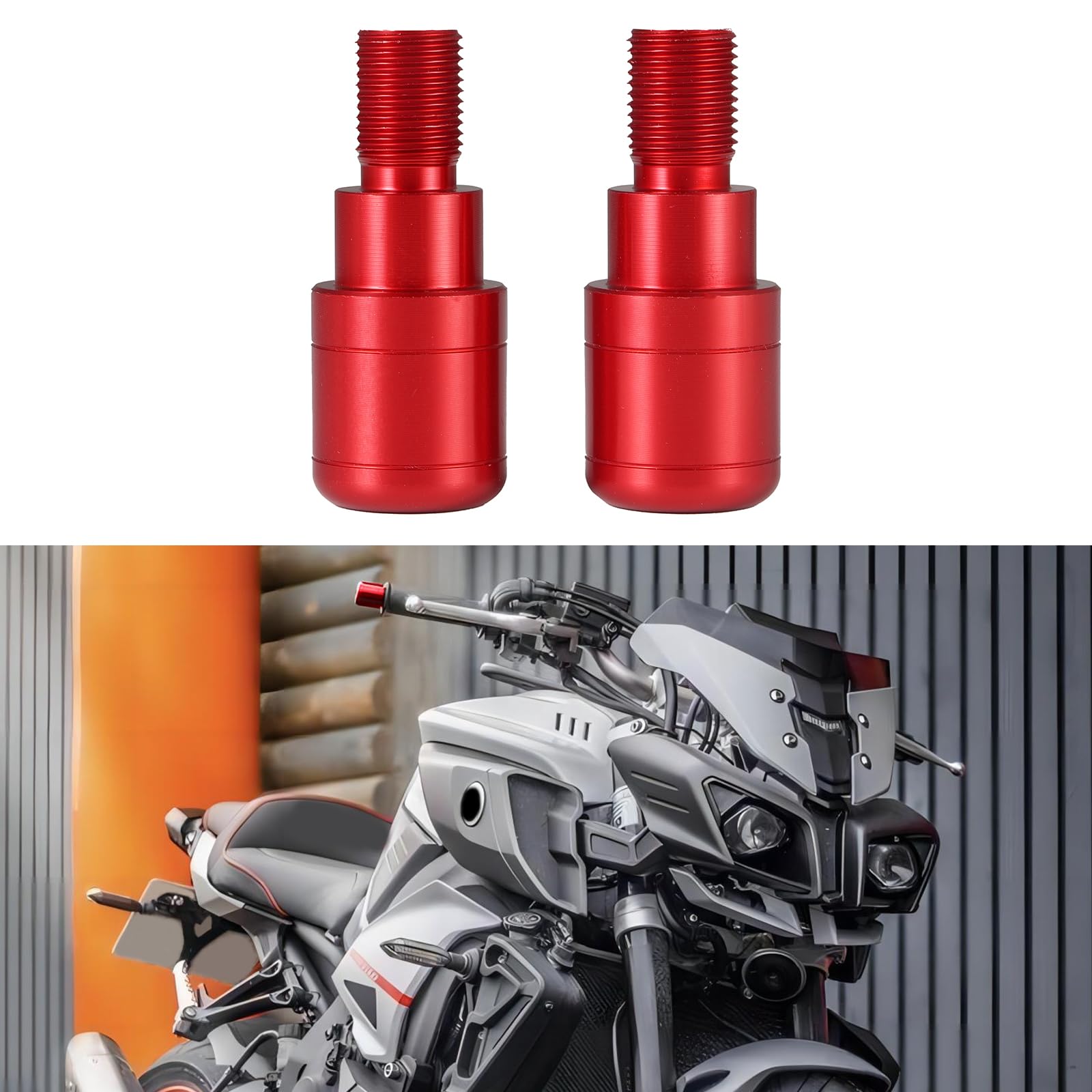 Manubrio In Alluminio CNC Per Yamaha MT07, MT09, MT10, MT125 - Bilancieri Leggeri Con Finitura Anodizzata, Design Cool - Foto 2