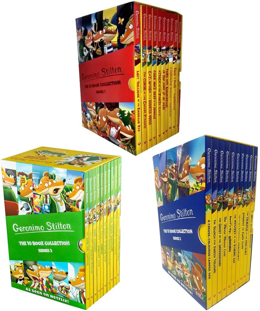 Geronimo Stilton Series 1,2 and 3: 30 Books Collection Set