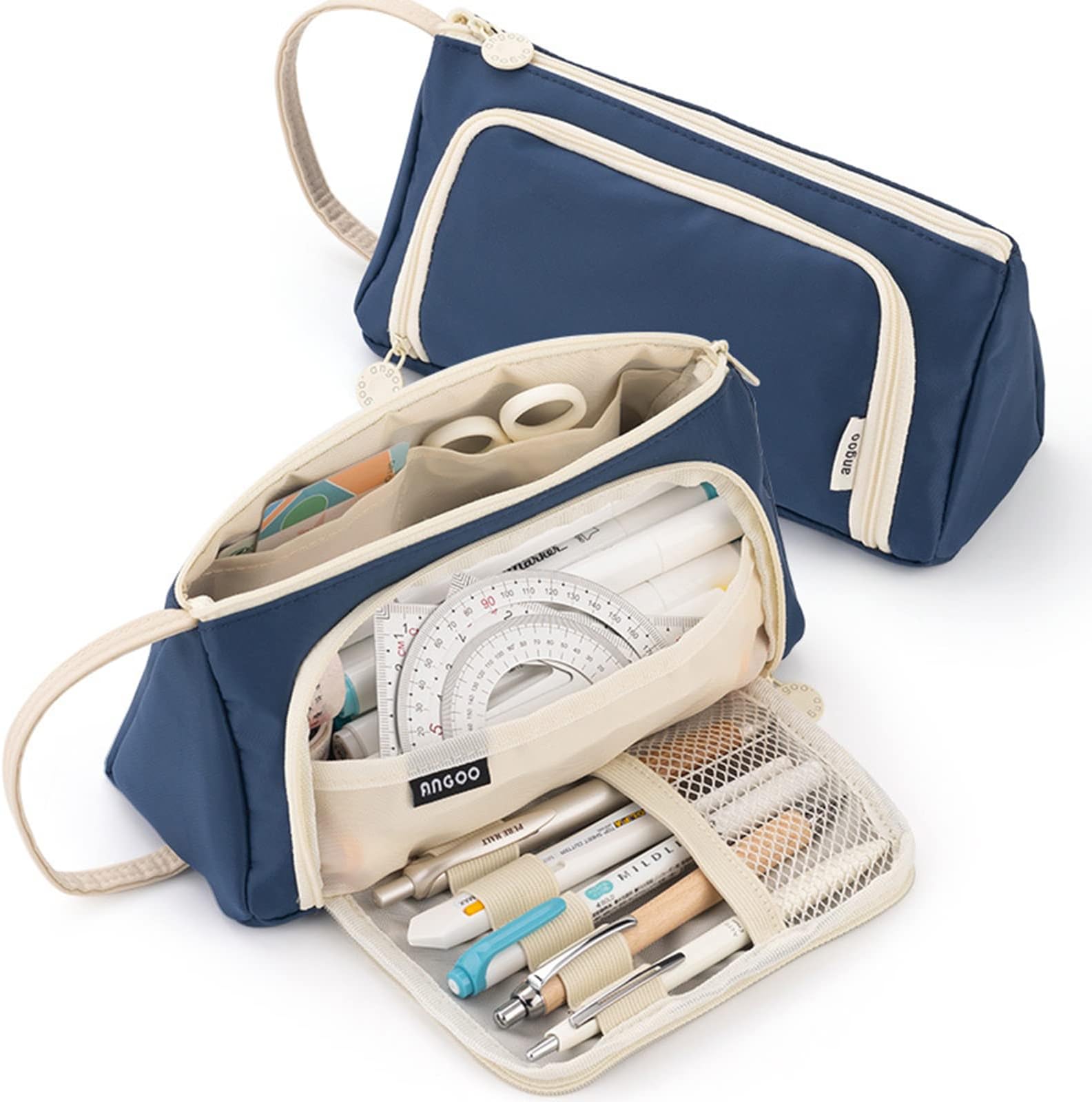 MAMUNU Pencil Case with Large Capacity for Students and Adults