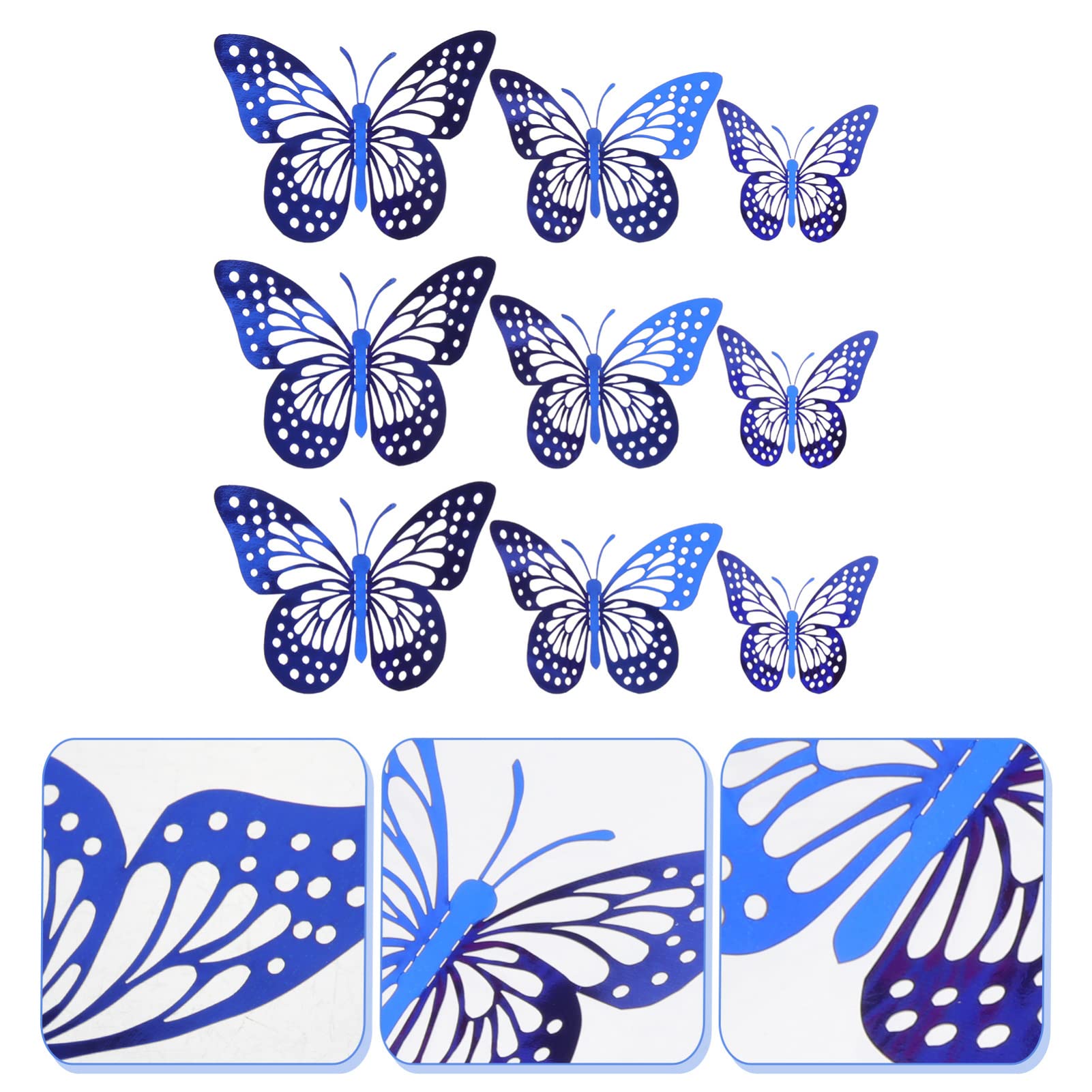 jojofuny 300stücke Schmetterlinge Wandsticker Lifelike Dekoration Für Kinderzimmer Wohnzimmer Und Hochzeiten Bunte Wandtattoos Zur Individuellen Raumgestaltung Abnehmbare Wandaufkleber