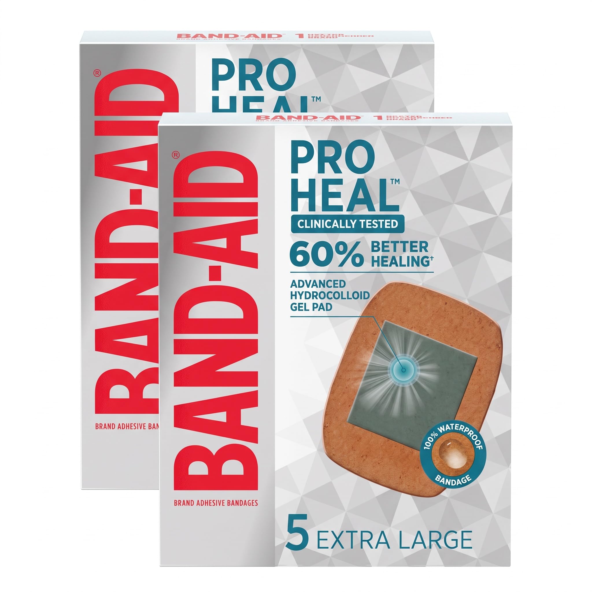 BAND-AID Brand Pro Heal Adhesive Bandages, Extra Large, 5 Count — Amazon image 9