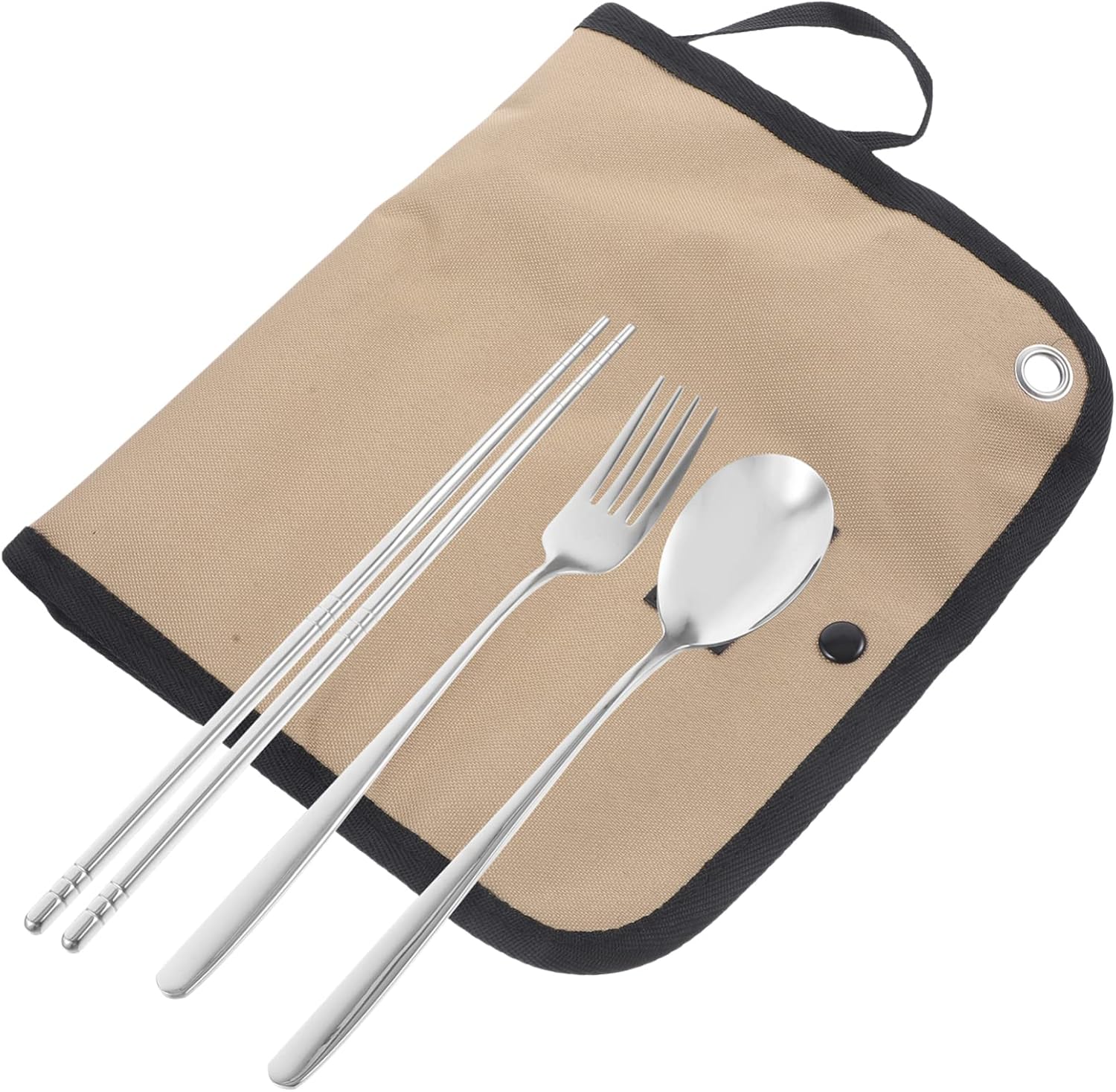 Portable Picnic Cutlery Set Camping Utensil Set Barbecue Tableware Pouch Cutlery Organizer Camper Supplies