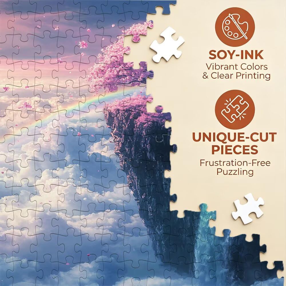 Puzzle 3000 Pezzi, Cascate Plum 3D Puzzle per Adulti Impegnativo, Educa Puzzles Artistico, Divertente E Stimolante Puzzles Decorativo per La Famiglia, Regalo e Decorazione Pareti DX0YL6-679
