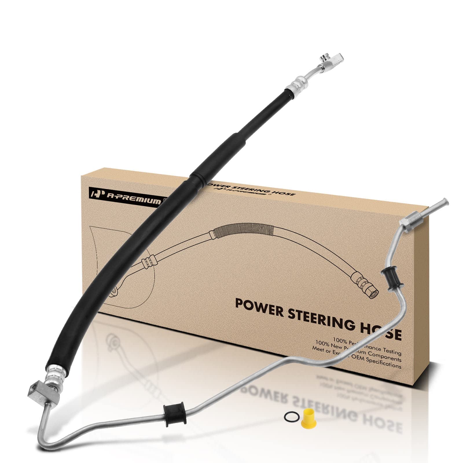 Photo 1 of A-Premium Power Steering Hose Pressure Hose Line Assembly Compatible with Honda Accord 2008-2012, Accord Crosstour 2010-2011, Crosstour, V6 3.5L Only, Replace for 53713-TA6-A02, 53713-TA6-A03