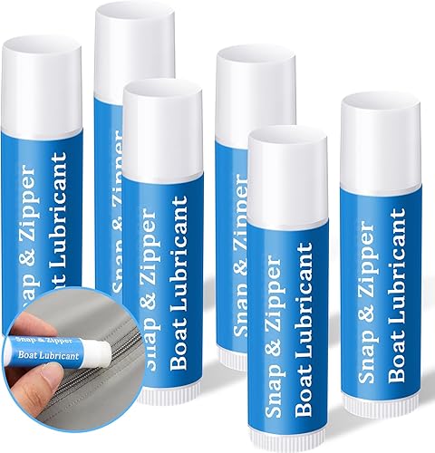 Lubricante a presión y cremallera, 12 unidades, cera con cremallera, lubricante a presión para barcos, paneles de vinilo, tiendas de campaña,