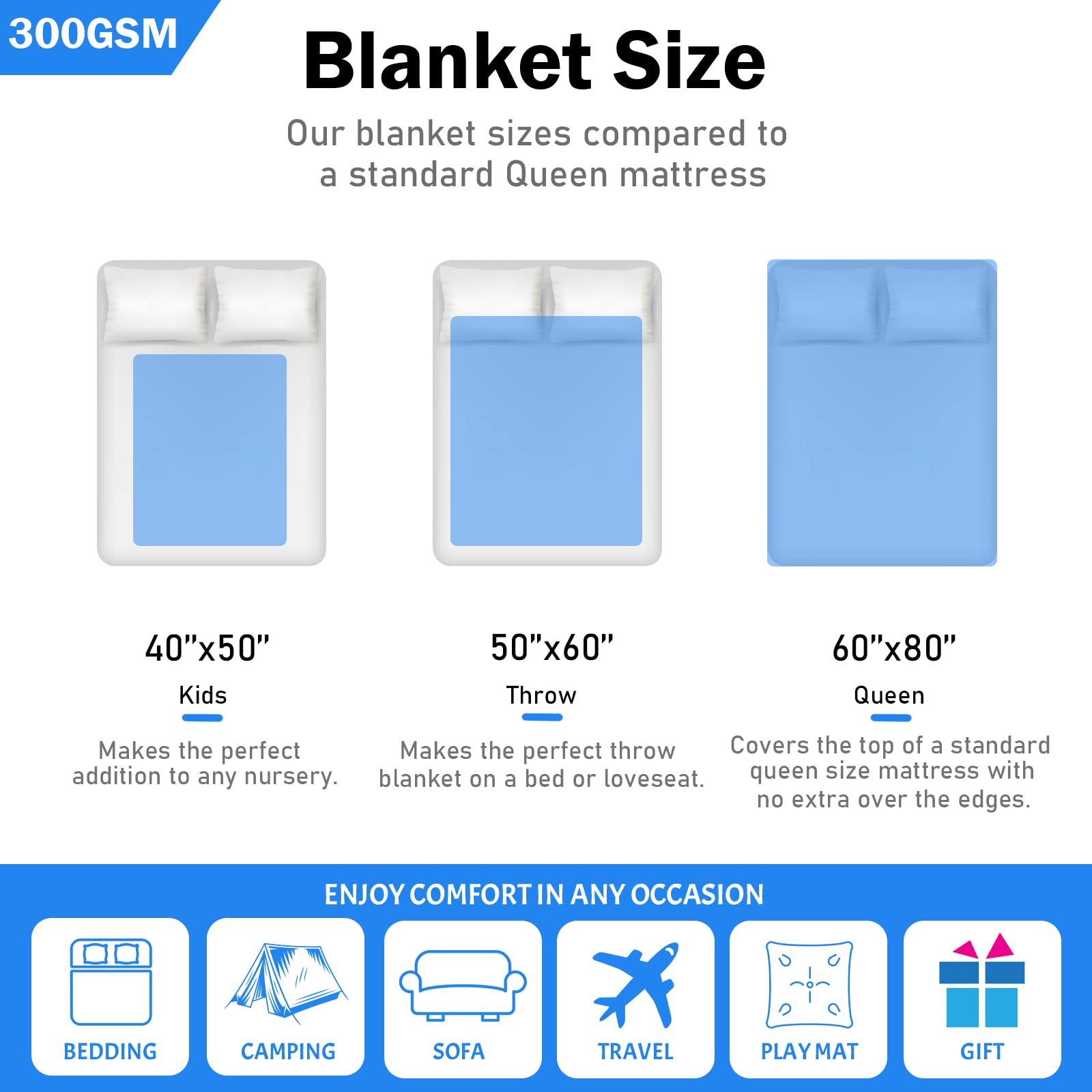 Colla Corgi-Decke 127x101 Cm – Weich, Flauschig & Perfekt Für Couch & Bett