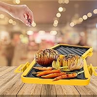 Vista 2 de Parrilla de sándwich para microondas, nueva tostadora para microondas, sandwiches de microondas, prensa de tostada para pan, queso, sándwich, carne