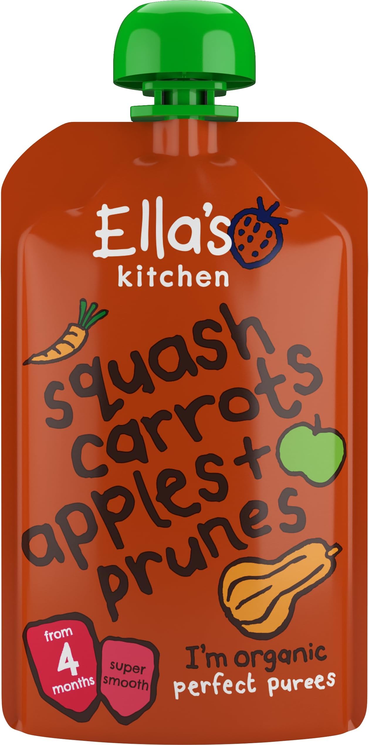 Ella's Kitchen Organic Carrots Apples and Parsnips, 120g