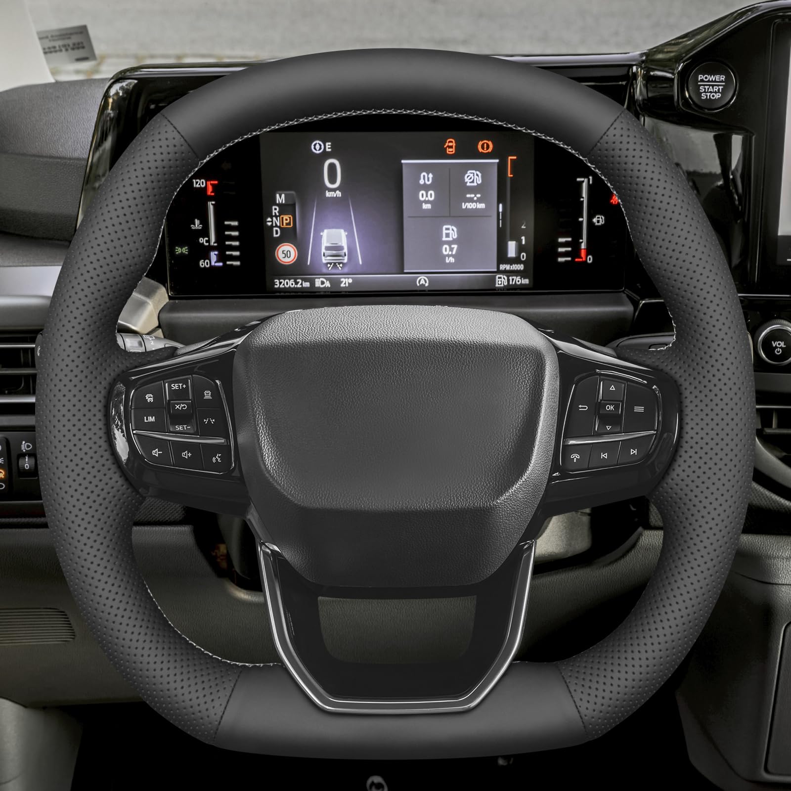 MEWANT Funda de Volante a Medida para Coser Ford Tourneo