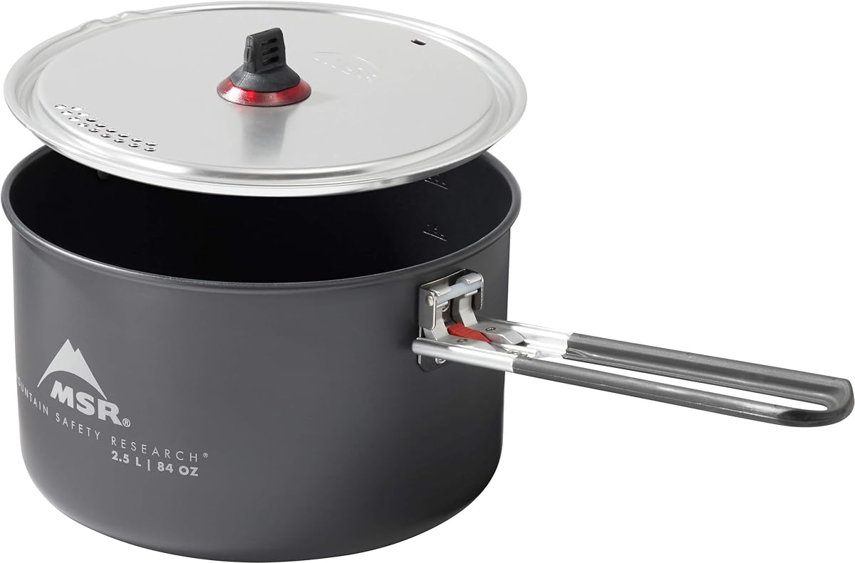 2.5 Liter Nonstick Ceramic Coated Solo Camping Cook Pot