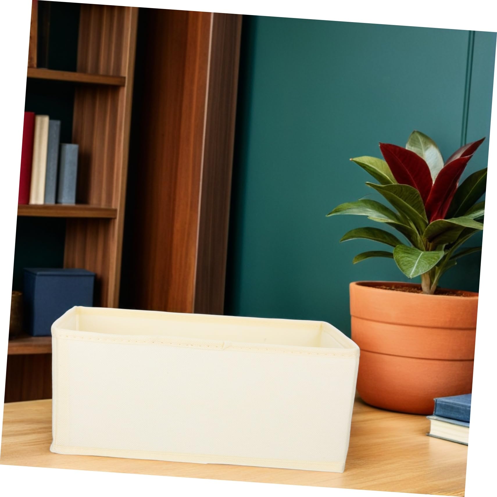 6piezas Organizador Para Ropa Interior Caja De Almacenamiento De Tela Unidades Divisores Para Calcetines Sujetadores y Ropa Interior Para Armarios