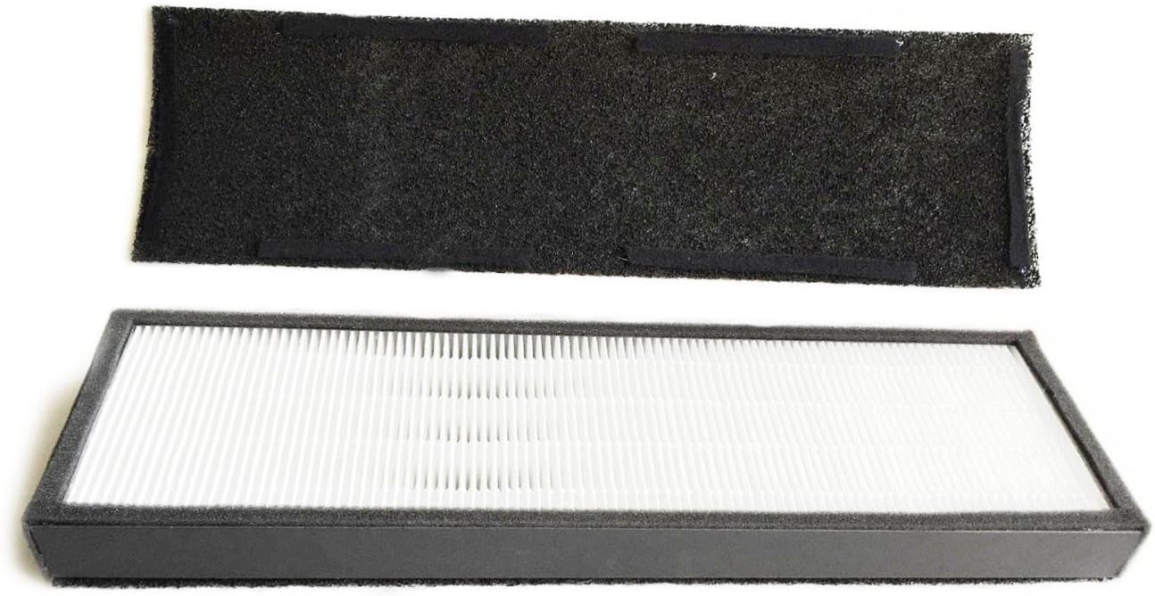 Nispira True HEPA Filter B FLT4825 Replacement For GermGuardian Air Purifier AC4825 AC4825E AC4825DL AC4825DLX AC4850PT AC4900CA AC4900ca AC4850PT AC4820 Pure Guardian AP2200CA Black Decker, 2 Pks