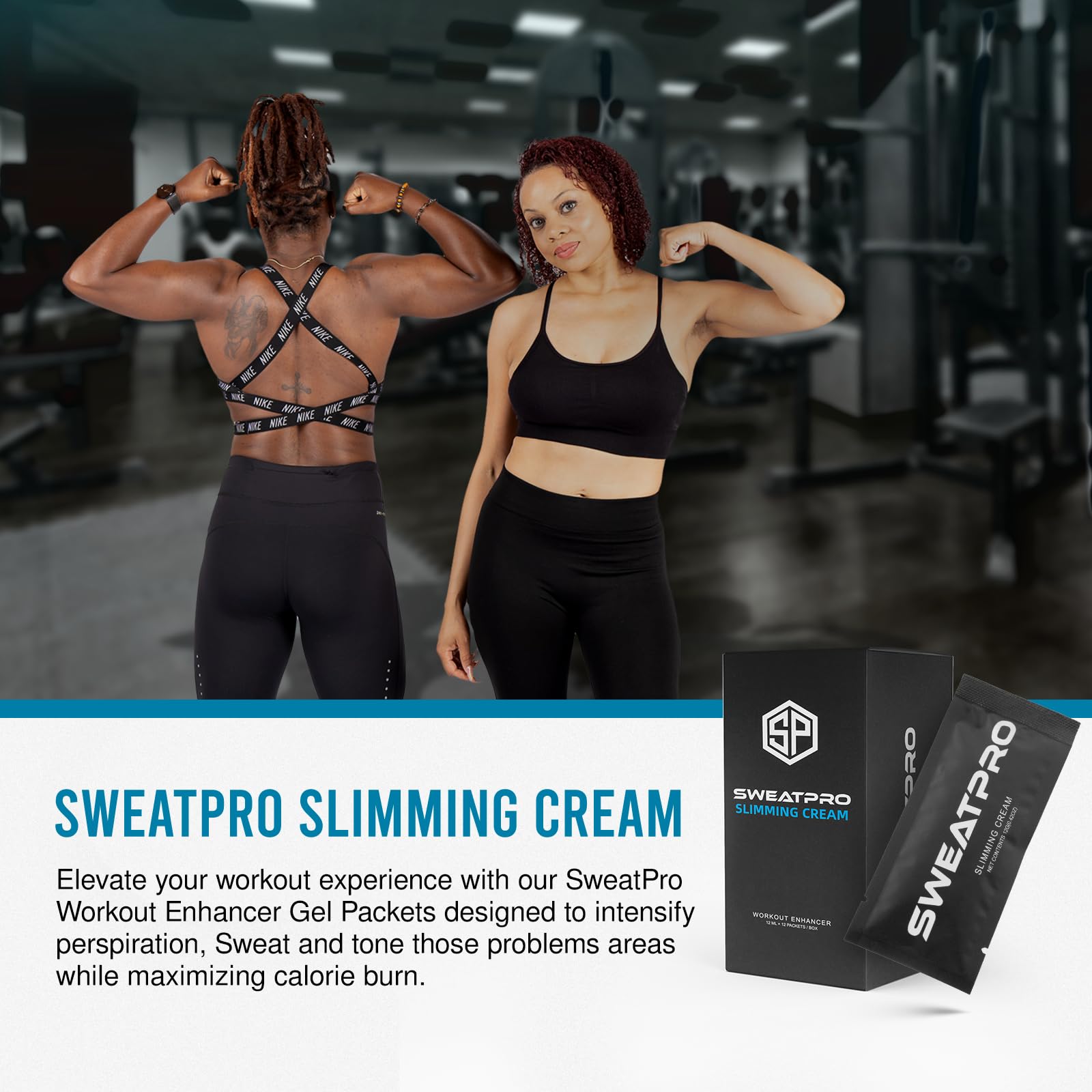 SweatPro Single Use (12packets) Workout Enhancer Sweating Cream. Unsented