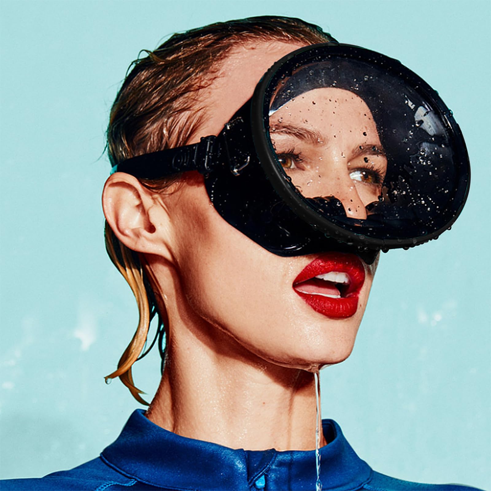 Adult Diving Mask Men Swimming Goggles Youth Spearfishing Free Dive Stainless Steel Oval Shape Classic Mask Women Tempered Glass HD Dive Mask Wide View Snorkeling Mask Birthday Xmas Gift