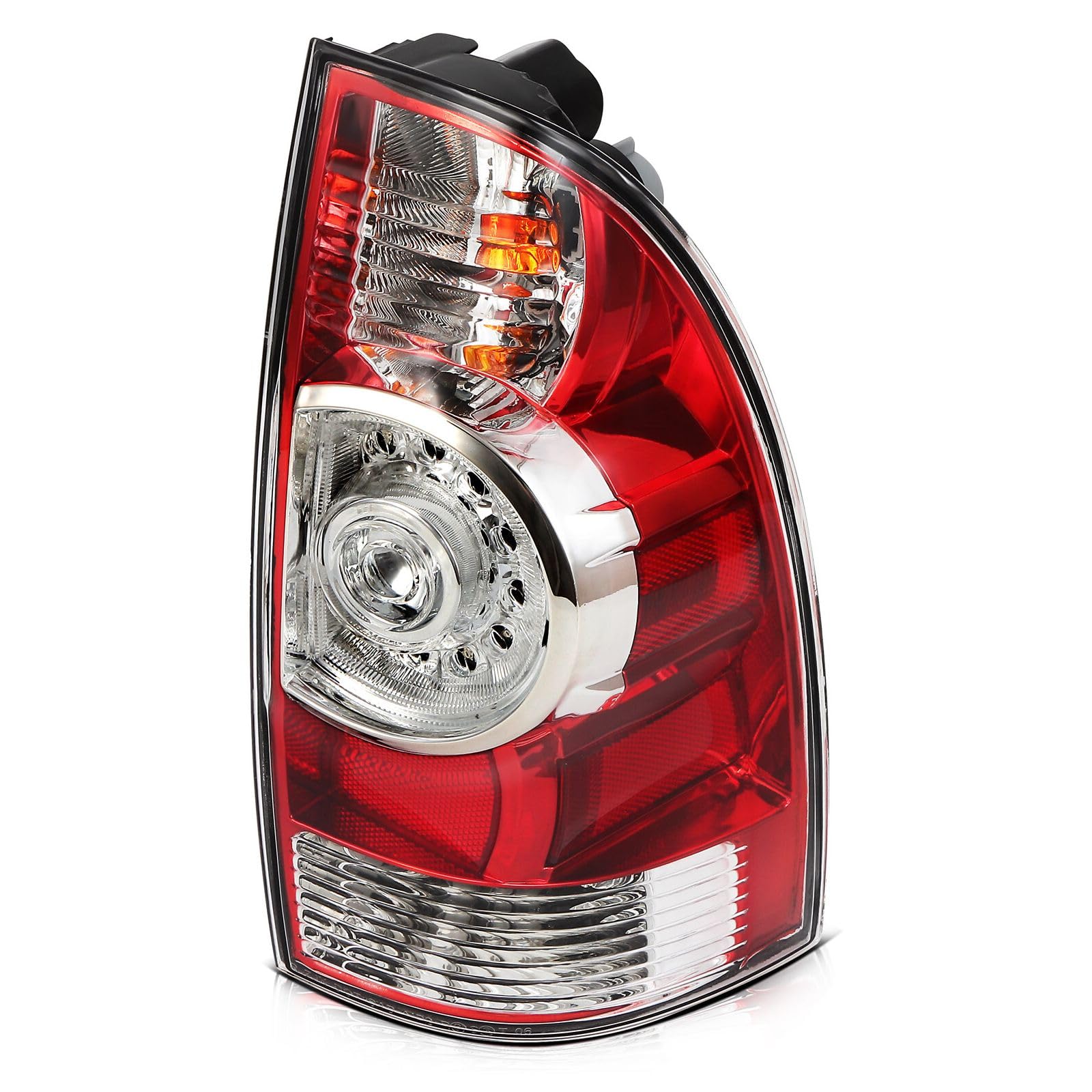 Tail Light Clear Lens Red Housing for Toyota Tacoma 2005-2015 image 6